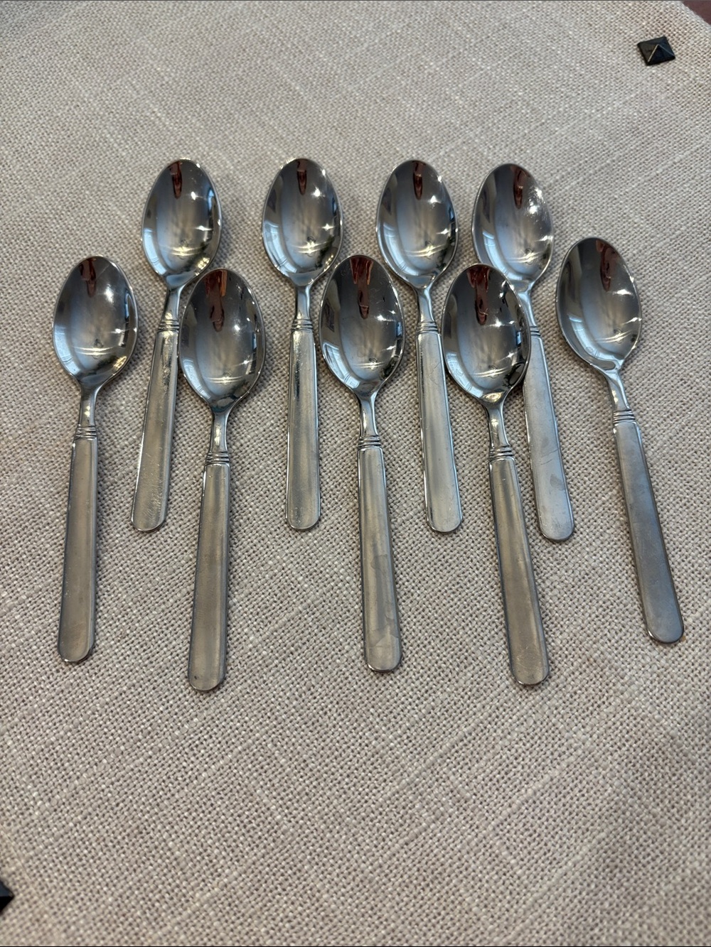Stainless Steel Demitasse spoons Made in Italy